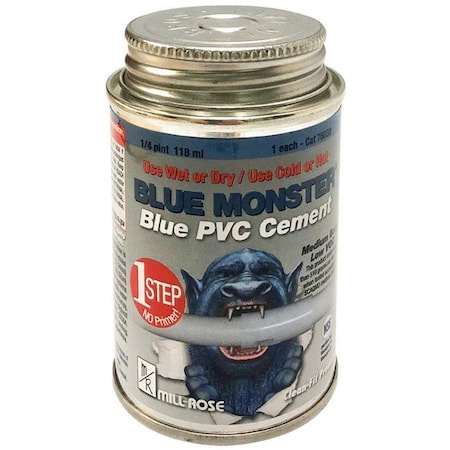 Blue Monster Blue Monster 4000282 8 oz Mill Rose Pipe Thread Sealant - Blue 4000282